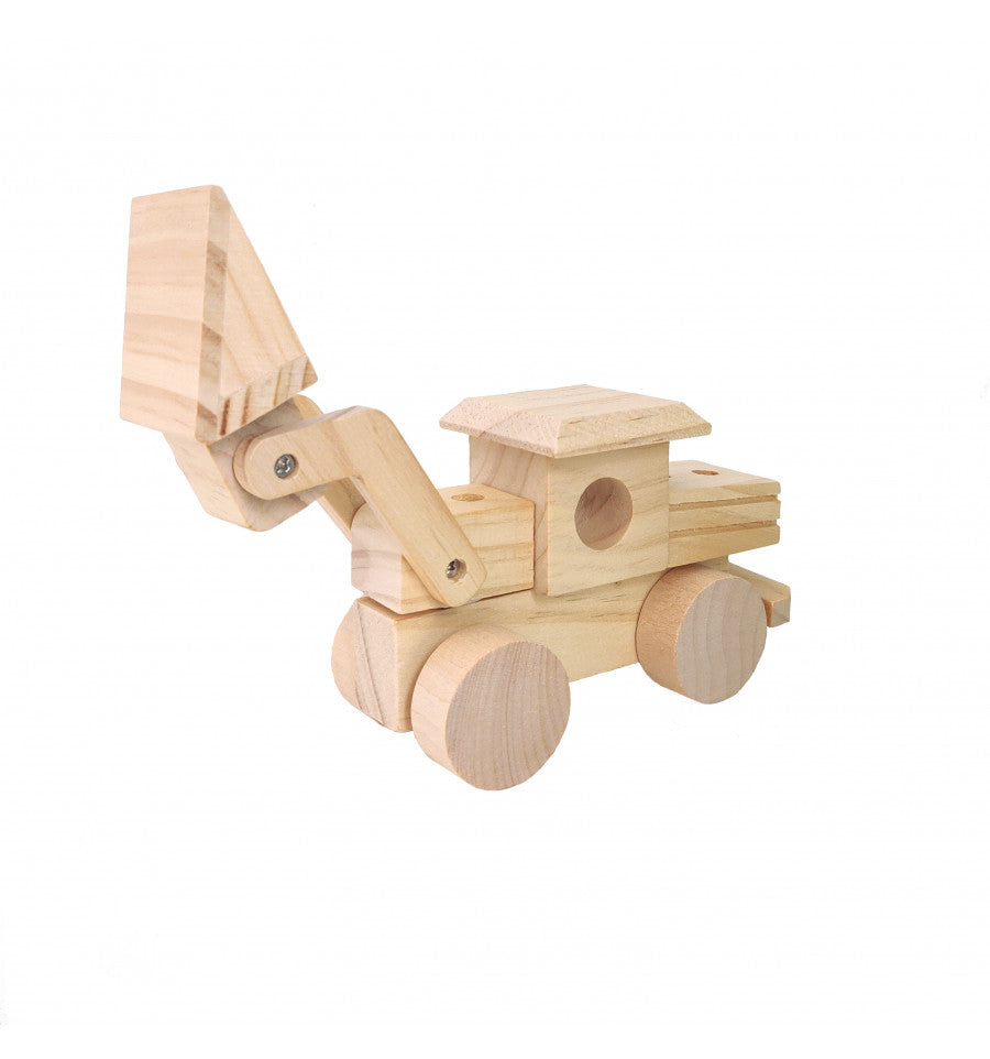 Eduplay - Bouwset Tractor met Voorlader Hout