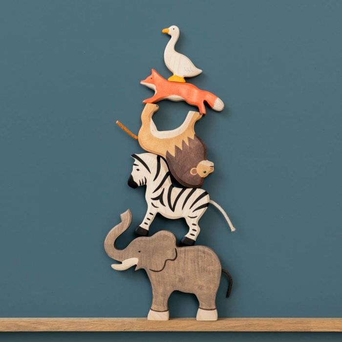 Holztiger - Houten Dieren - Olifant 12 cm