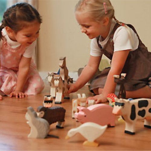 Holztiger - Houten Dieren - Hert - 15 cm