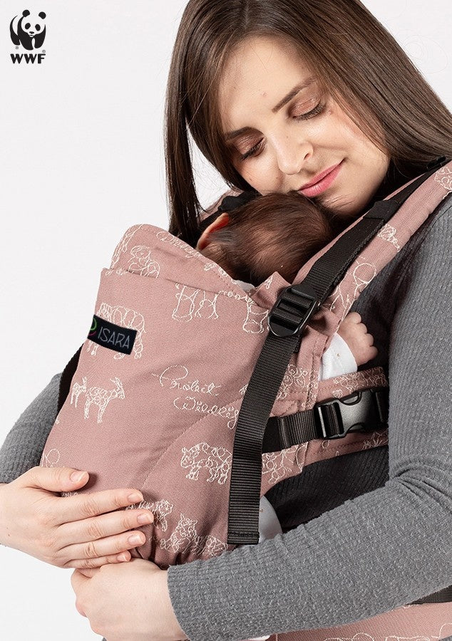 Isara Ergonomische Draagzak 'The One' Wildlife Terra