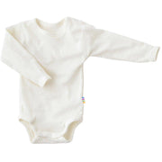 Joha - 100% wol romper met lange mouwen - Naturel
