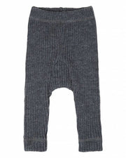 Joha - 100% wol Rib broekje - Donker Grijs