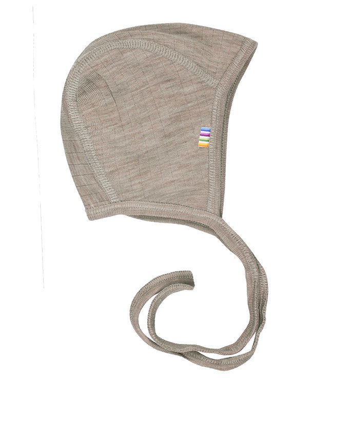 Joha - 100% wol strikmuts - Sesame