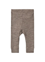 Joha - 100% wol legging - Sesame Melange