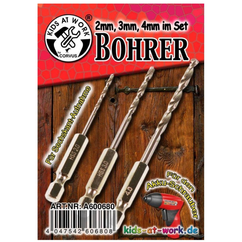 Borenset voor accu-schroefboormachine - Kids at work