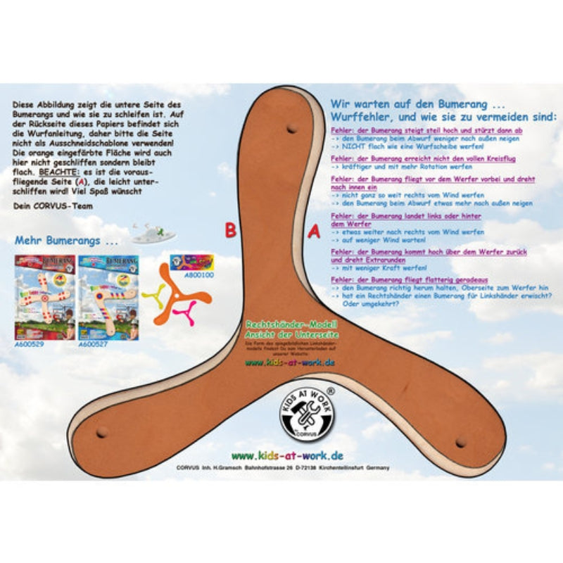 Boemerang DIY pakket - Kids at work