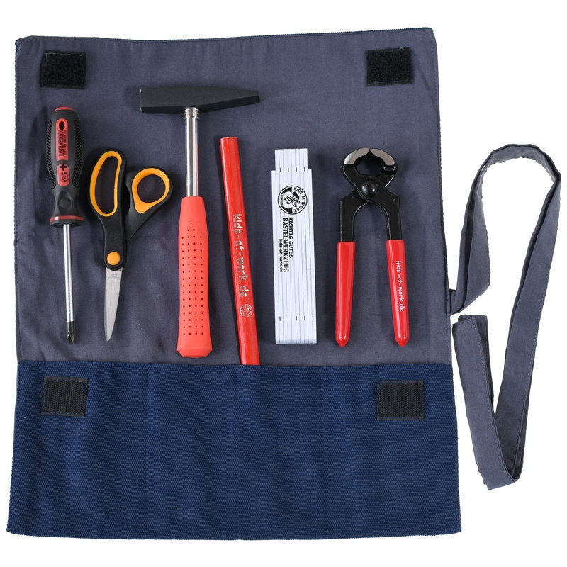 Gereedschapsetui met gereedschap (klein gevuld) - Kids at work