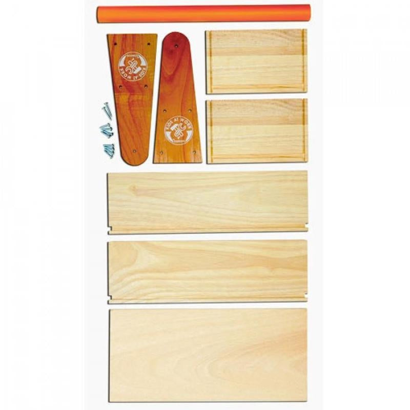 Gereedschapskist hout (bouwpakket) - Kids at work