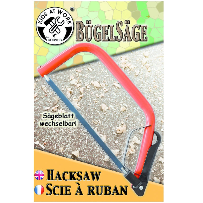 Beugelzaag voor hout - Kids at work