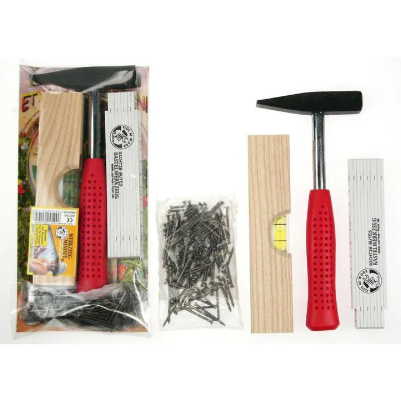 Timmerset (hamer, duimstok, spijkers, waterpas) - Kids at work