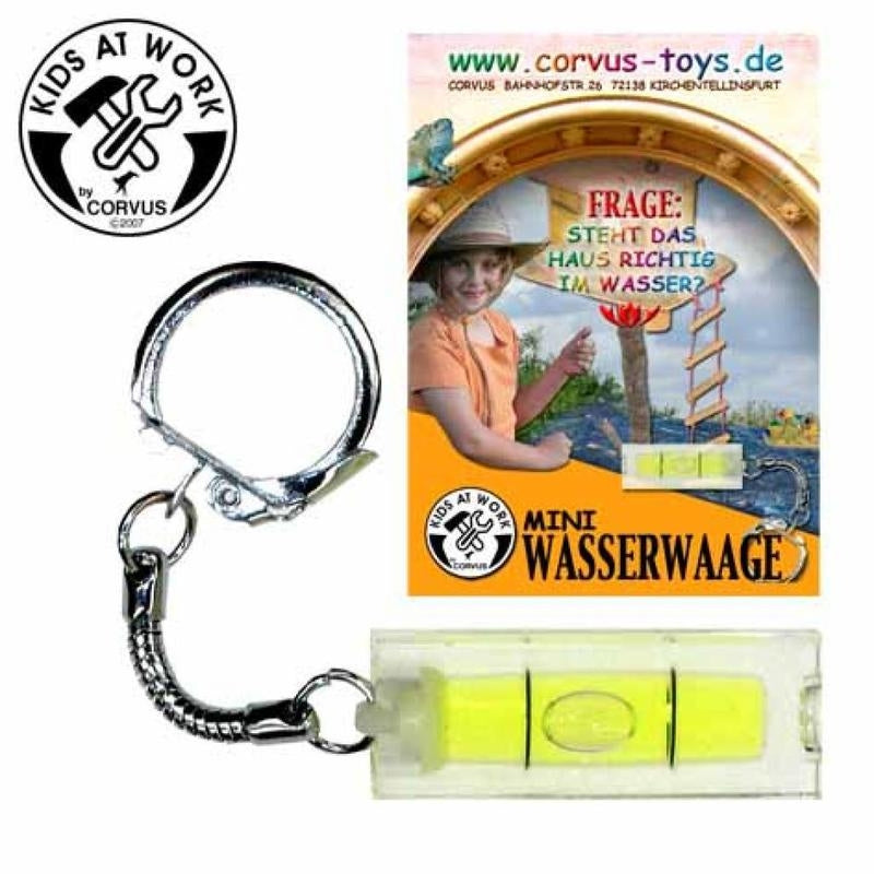 Sleutelhanger met waterpas - Kids at work