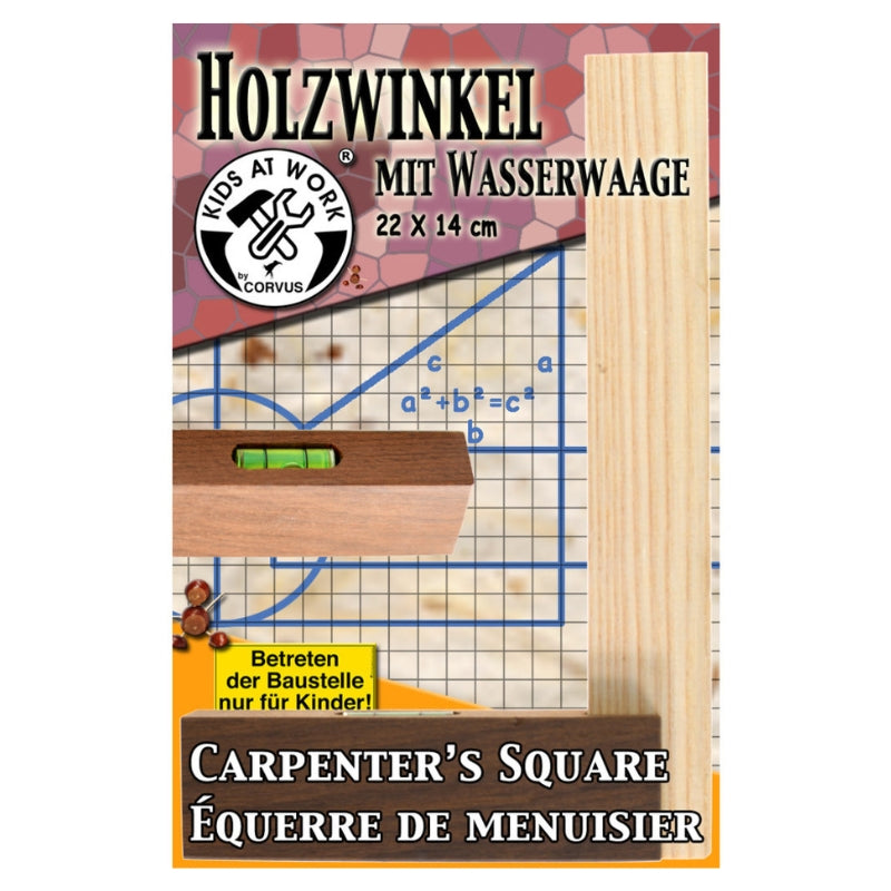 Winkelhaak met waterpas - Kids at work