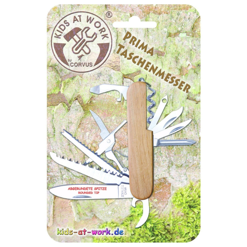 Zakmes met twaalf functies - Kids at work