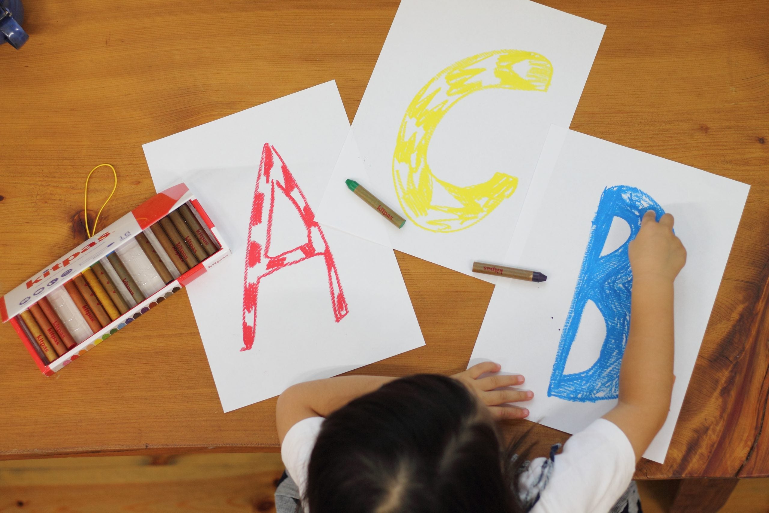 Kitpas - Uitwisbaar raamkrijt - Medium 6 stuks