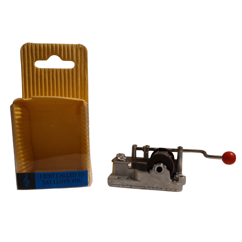 DIY muziekdoosje 'I just call to say I love you' - Mechato