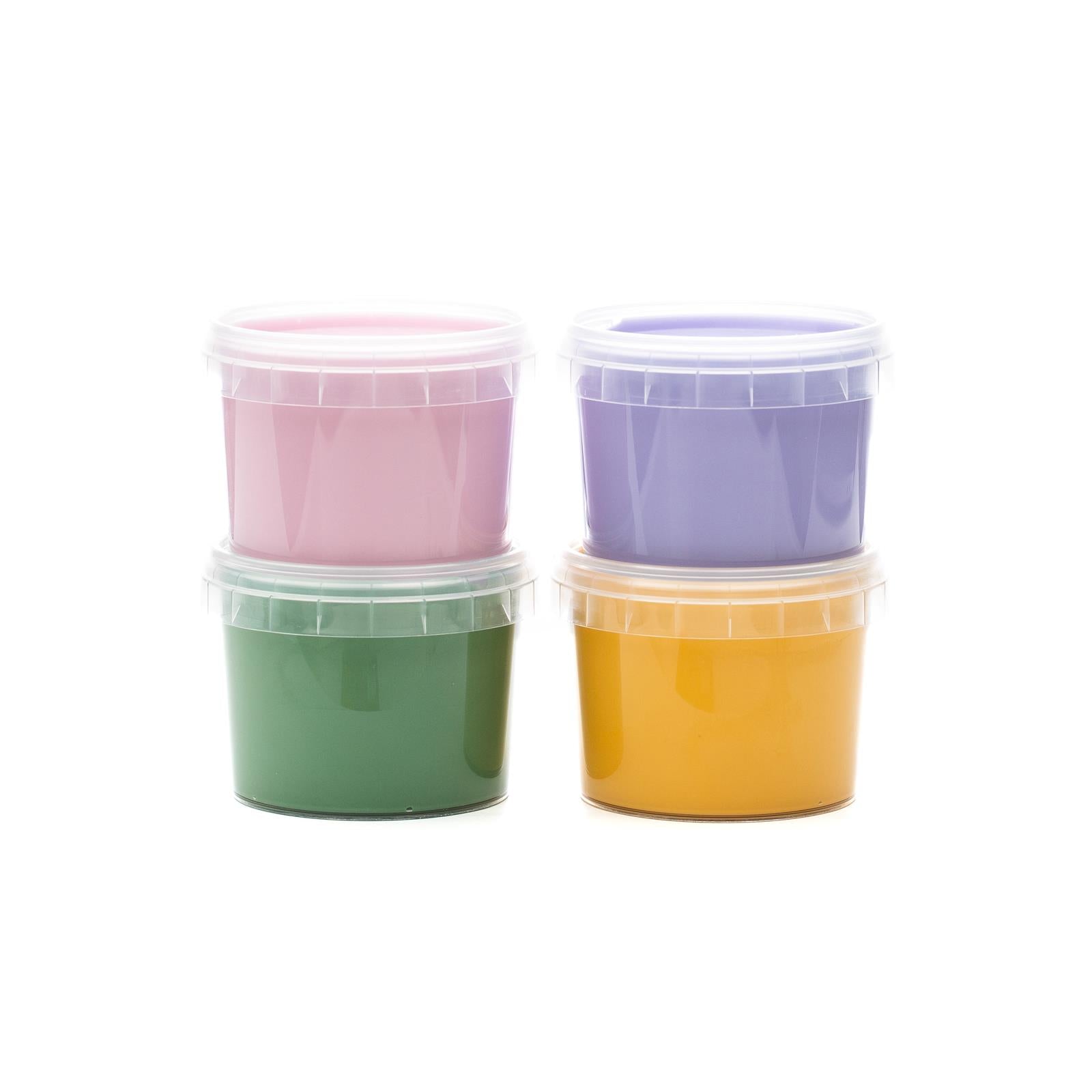 Neogrün - Vingerverf set Luka  - groen, geel, paars en roze