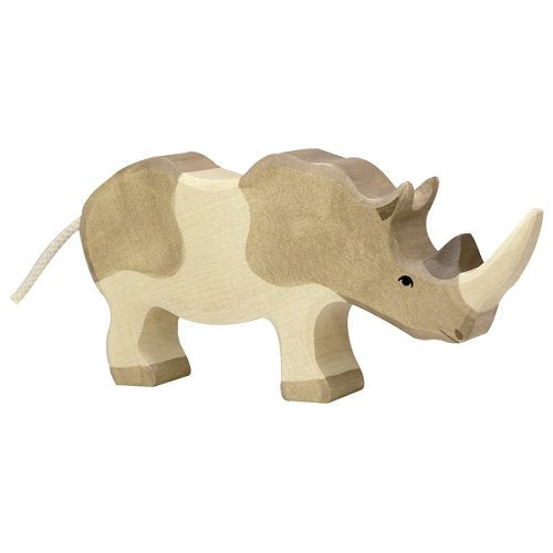 Holztiger - Houten Dieren - Neushoorn 20 cm