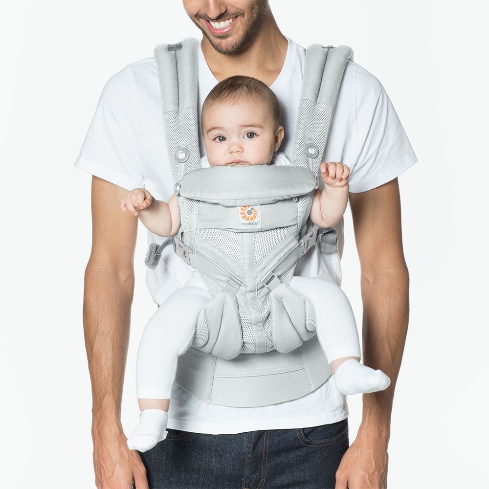 Ergobaby ergonomische draagzak Omni 360 Pearl Grey - Air Mesh