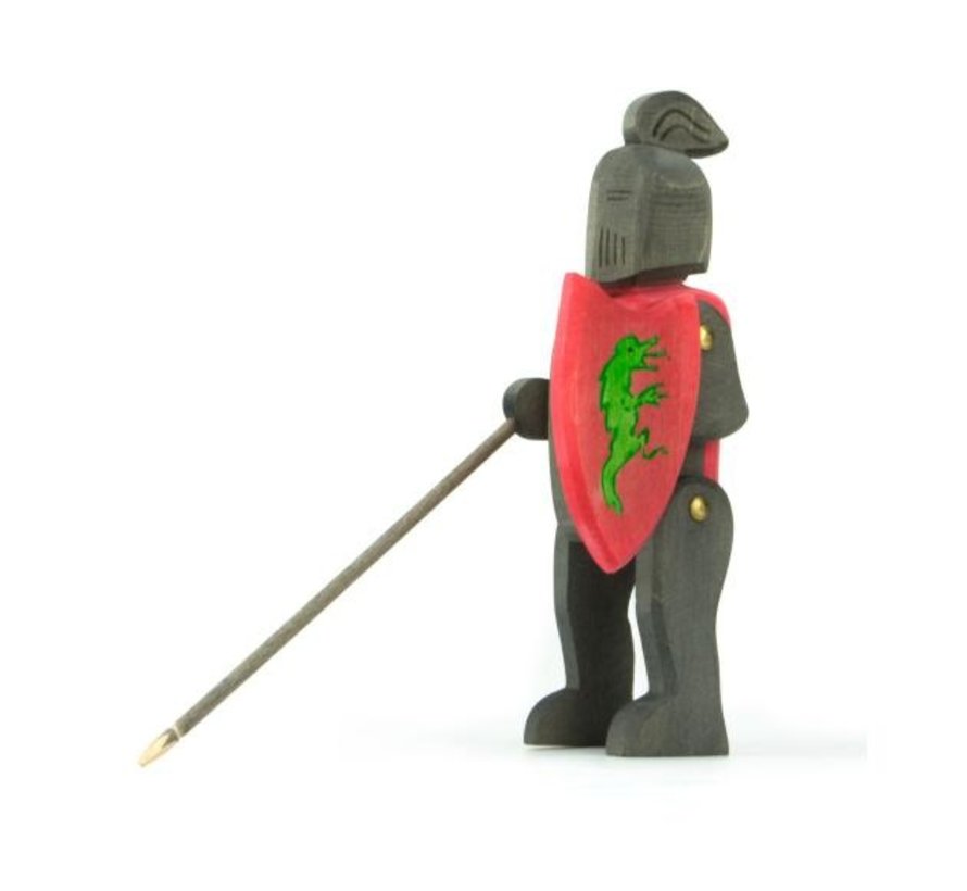 Houten ridder (zwart) - Ostheimer