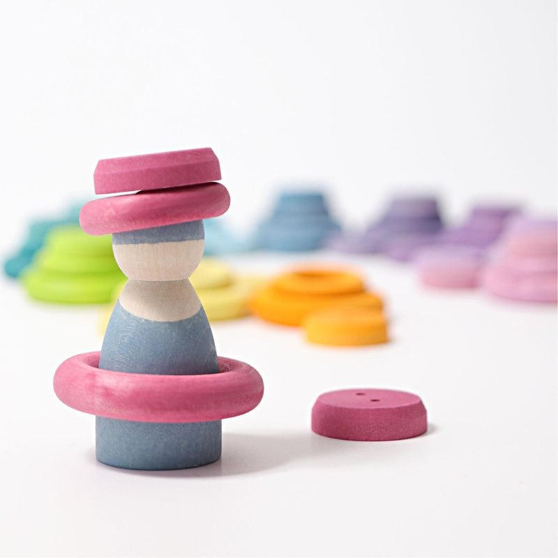 Grimm's - Pastelringen 24 stuks