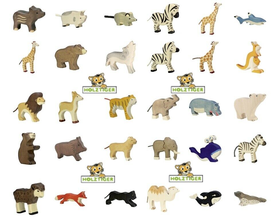 Holztiger - Houten Dieren - Zebra 14 cm