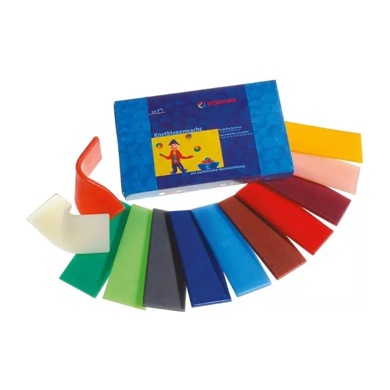 Stockmar - Bijenkneedwas (12 plakjes - 10 x 4 cm)