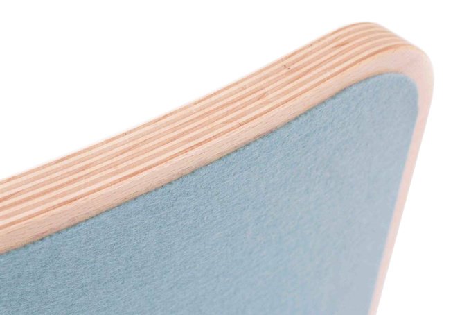 Wobbel Original - Blank gelakt met vilt - lucht (blauw)