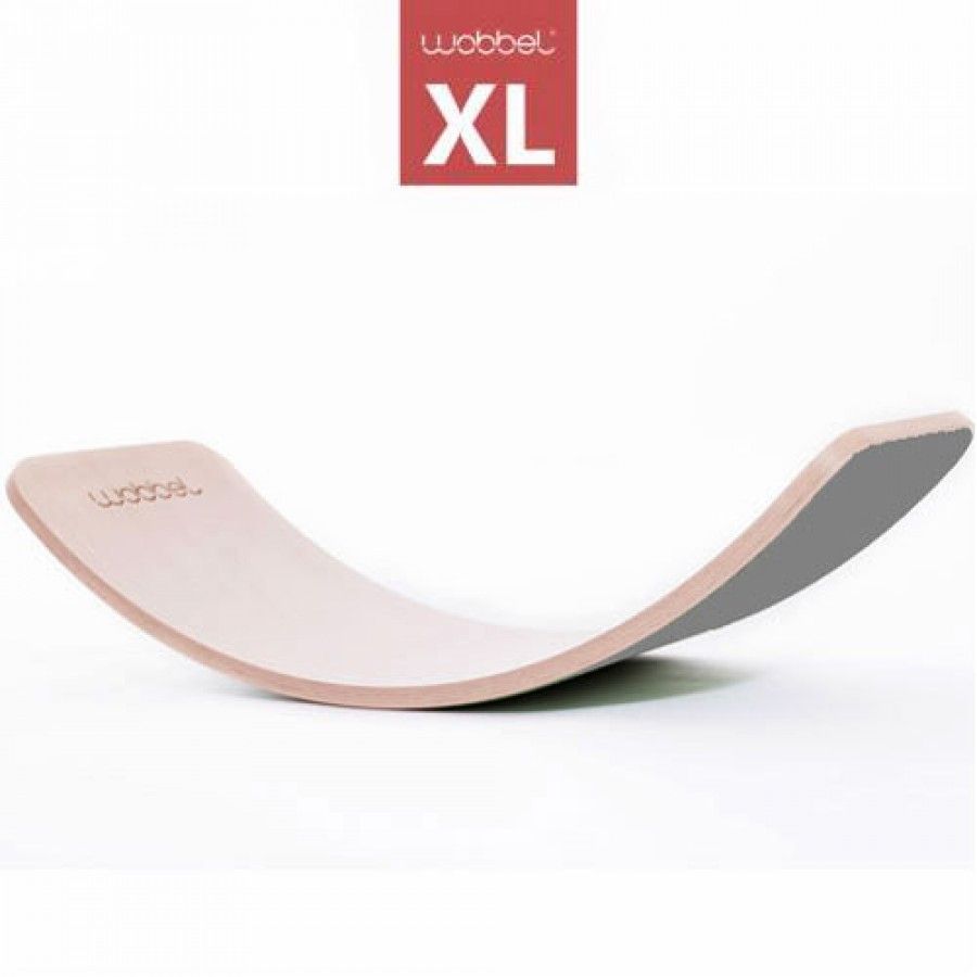 Wobbel XL - Blank gelakt - muis (grijs)