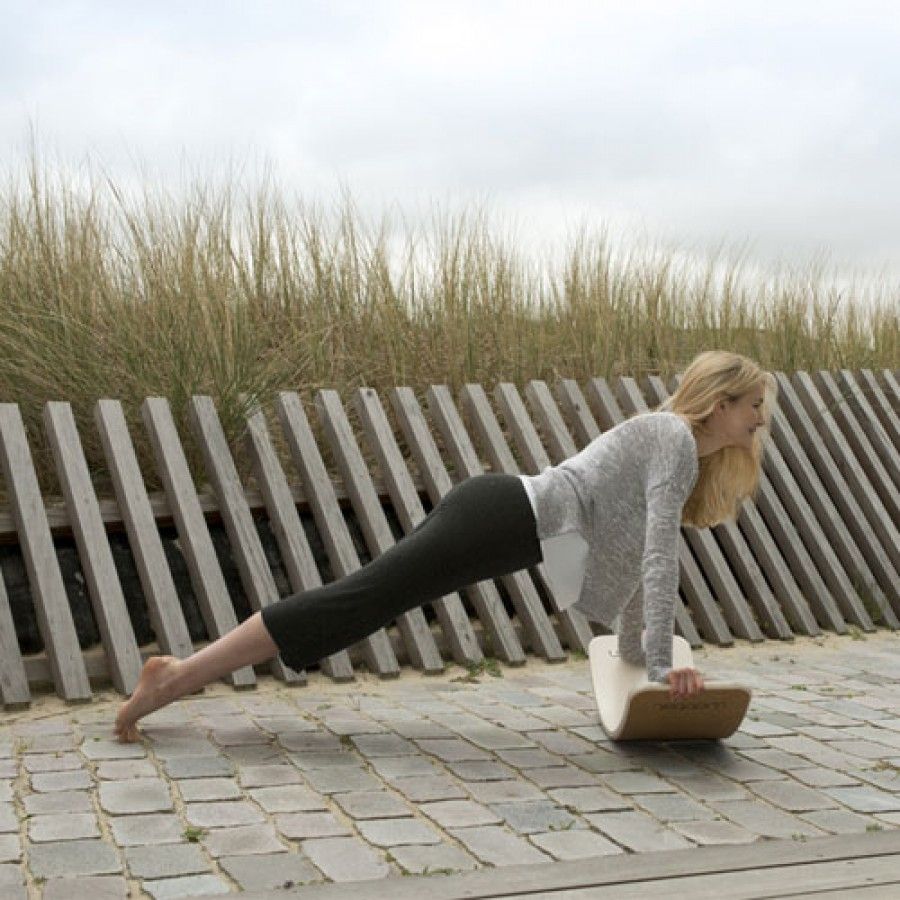 Wobbel XL - Blank gelakt - muis (grijs)